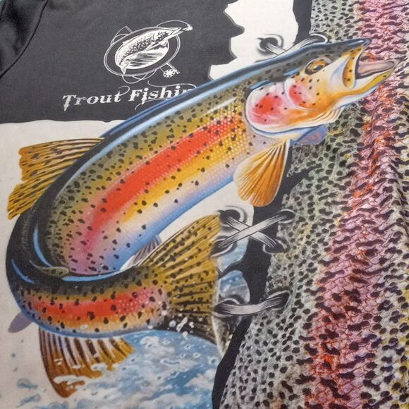 Trout Fishing Sweatshirt - Picture 1 of 6